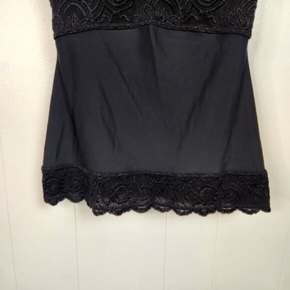 Shapeez Tankee Lacee Lace Shapewear Underwire Smoothing Tank Top Medium D Cup - Picture 5 of 8